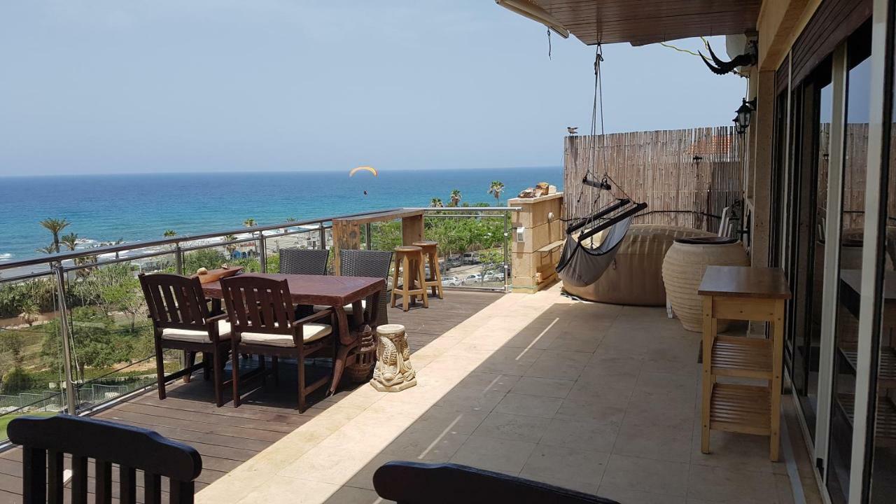 Apartament Jaffa Family Penthouse, Sea Front , 3Br, 2Ba, Tel Awiw Zewnętrze zdjęcie